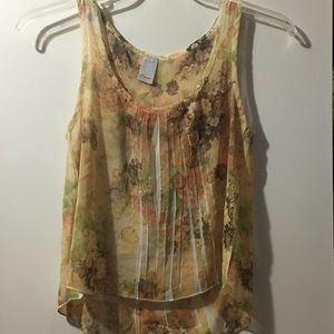 Floral Sheer Tank